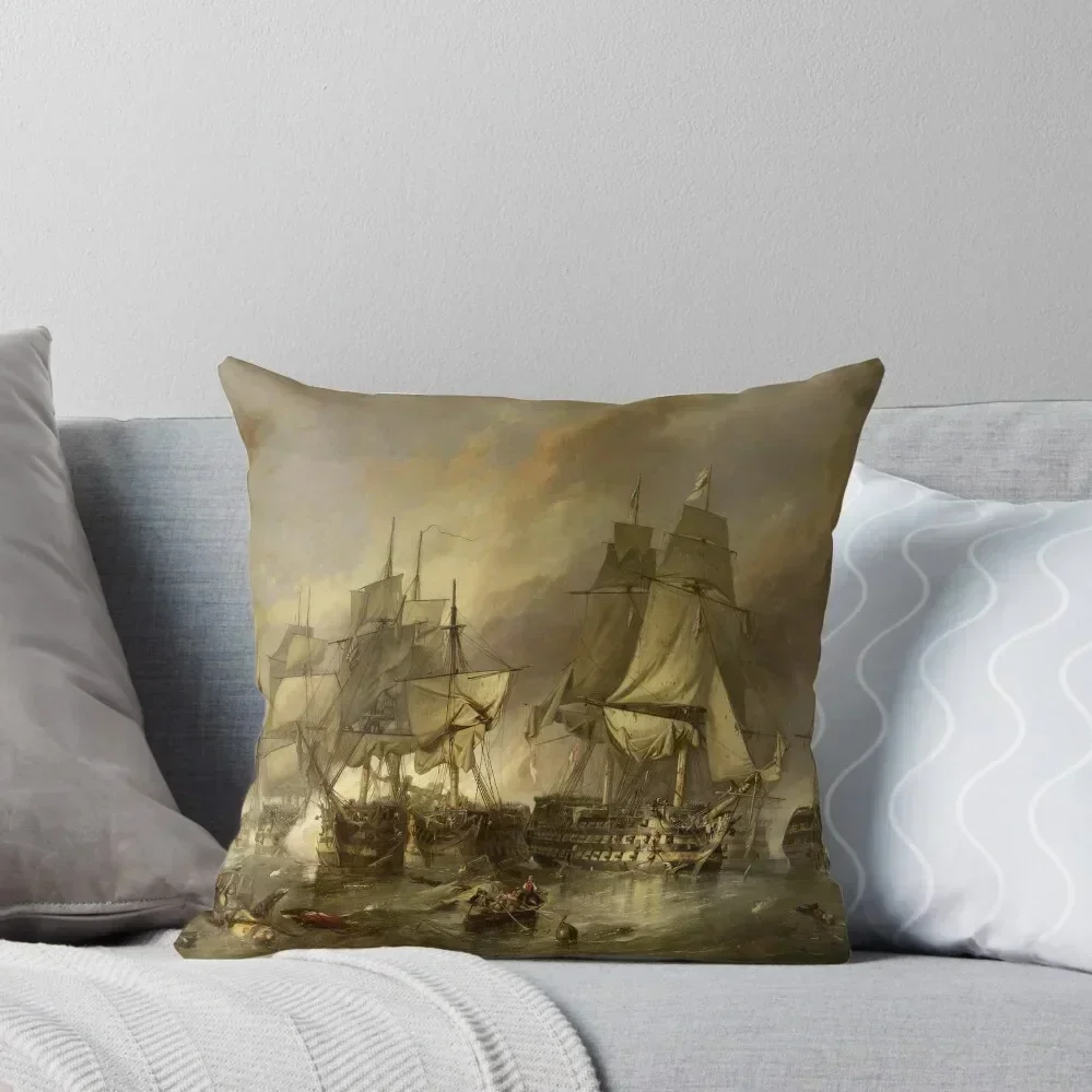 

The Battle of Trafalgar Throw Pillow Decorative Pillow Covers For Sofa Decorative Cushions For Living Room pillow