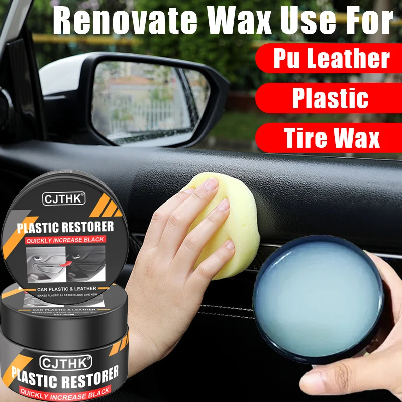 Car Plastic Restorer Back To Black Gloss Car Cleaning Products Plastic Leather Restore Auto Polish And Repair Coating Renovator