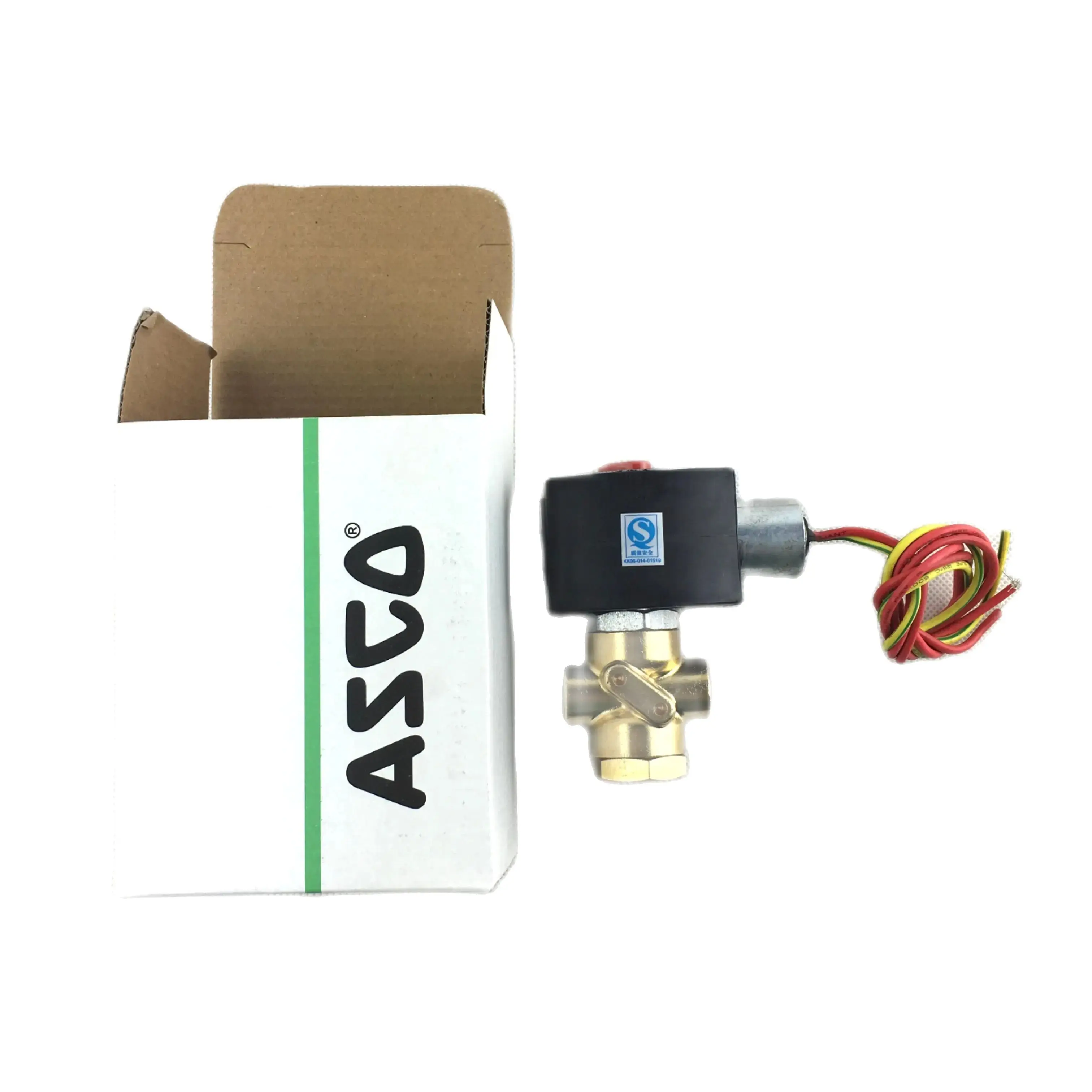 ASCO EF8320G174 120/60AC 3-Way Brass 1/4 In Solenoid Valve Universal General Service