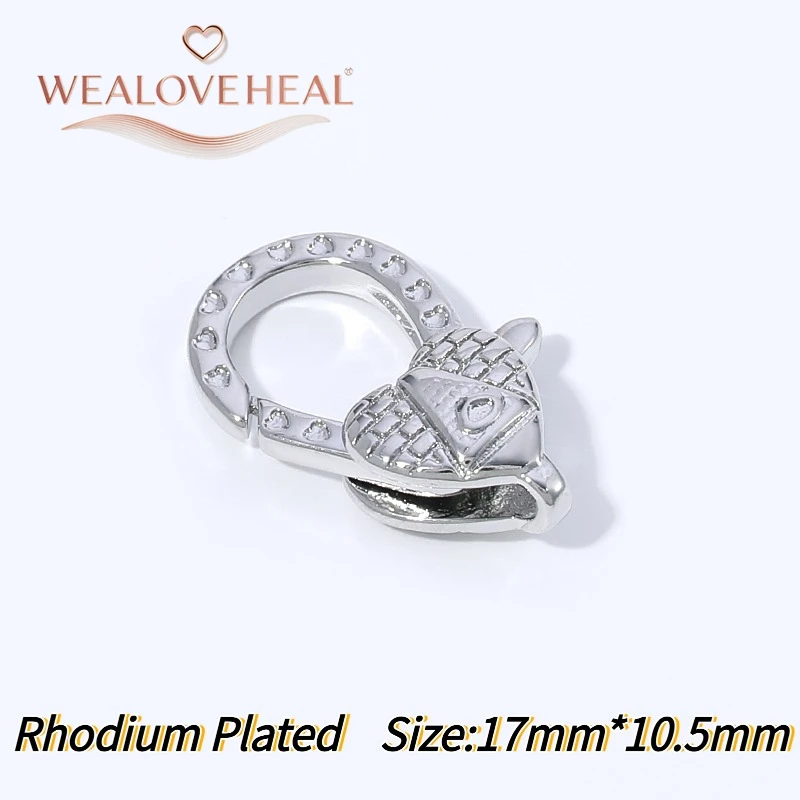 armband verschluss, 18K vergoldete Messing-Blumen-Karabinerhaken-Verbinder, Rosenfeder-Verschlüsse für DIY-Schmuckherstellung und Perlenarbeiten – Detail 23