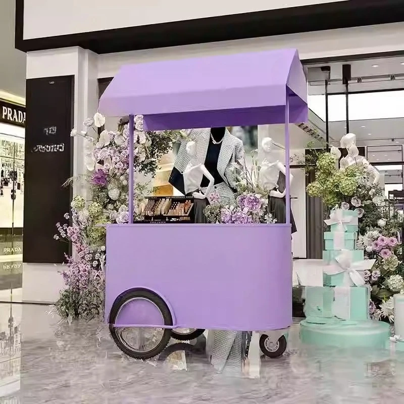 

Stall display stand Mobile float Selling cart Supermarket activity Exhibition stand