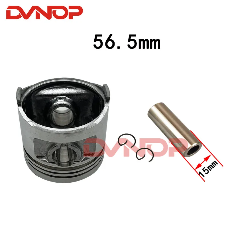 Motorcycle 56.5mm Piston 15mm Pin Ring  Set For  WY125 CB125  WY CB CB125S CL125S XL125 SL125 XL125S CL XL SL 1125 125S