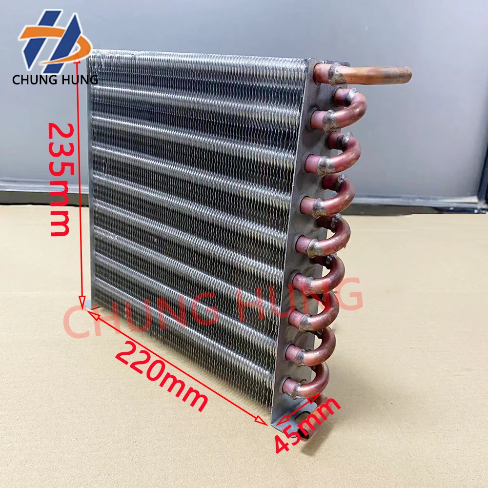 

Condenser copper tube radiator for water tank refrigeration, Maxion UV flatbed printer, LED UV curing lamp heat sink
