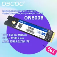 OSCOO SATA3 Internal Solid State Drive For 2012 Macbook Air A1465 A1466 EMC2258 2259 MacBook Pro A1398 A1425 SSD 256GB 512GB 1TB