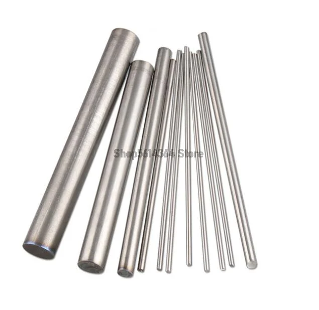 4pcsRound Titanium Ti Bar Grade 5 GR5 TC4 Metal Rod WireStick Diameter 1/1.5/2/2.5/3/3.5/4/4.5/5/6/7/8/9/10/12/13mm Length 250mm