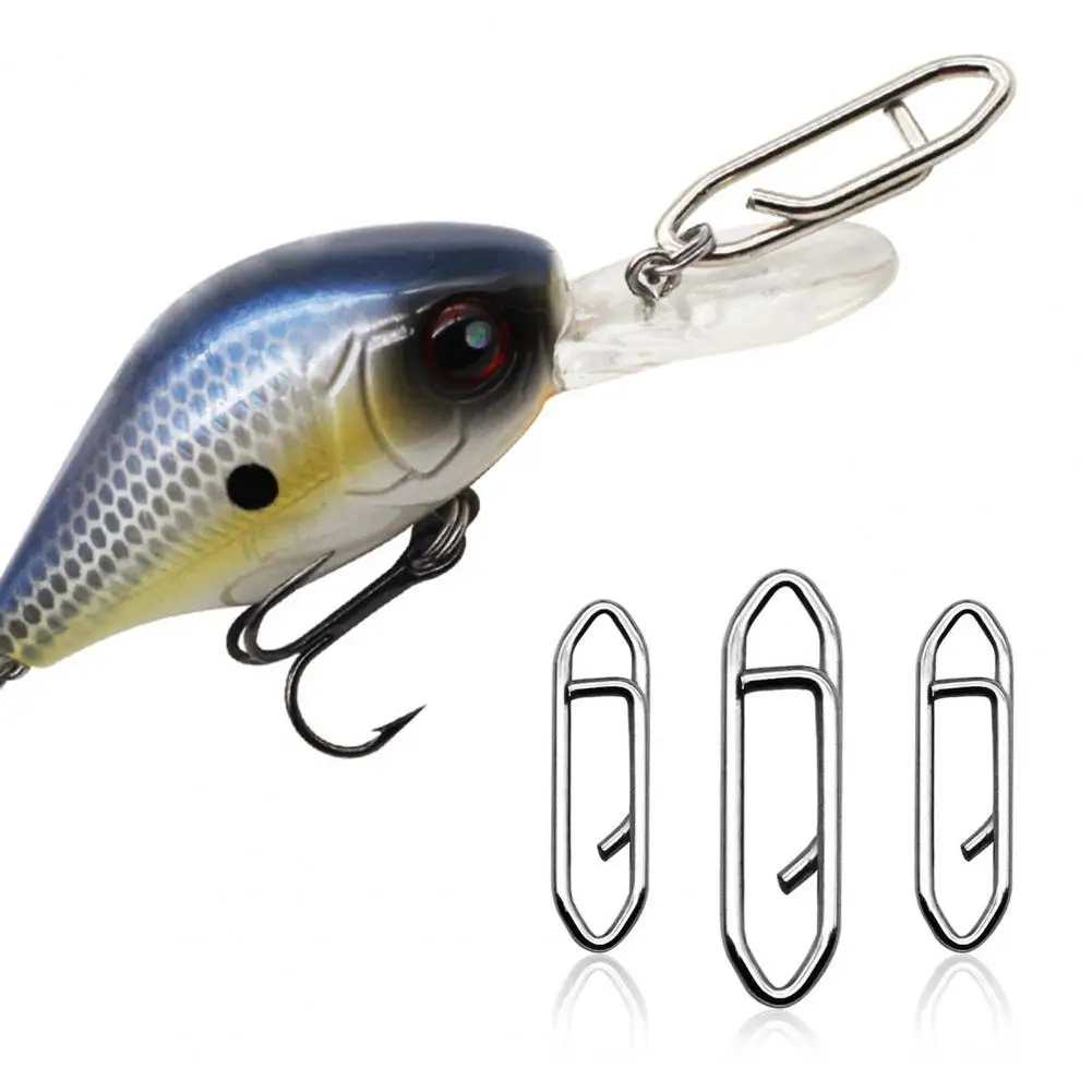 Stainless Steel Fishing Clip Fishing Clip 260pcs Stainless Steel Fishing Speed Clips Quick Connectors High Strength Freshwater