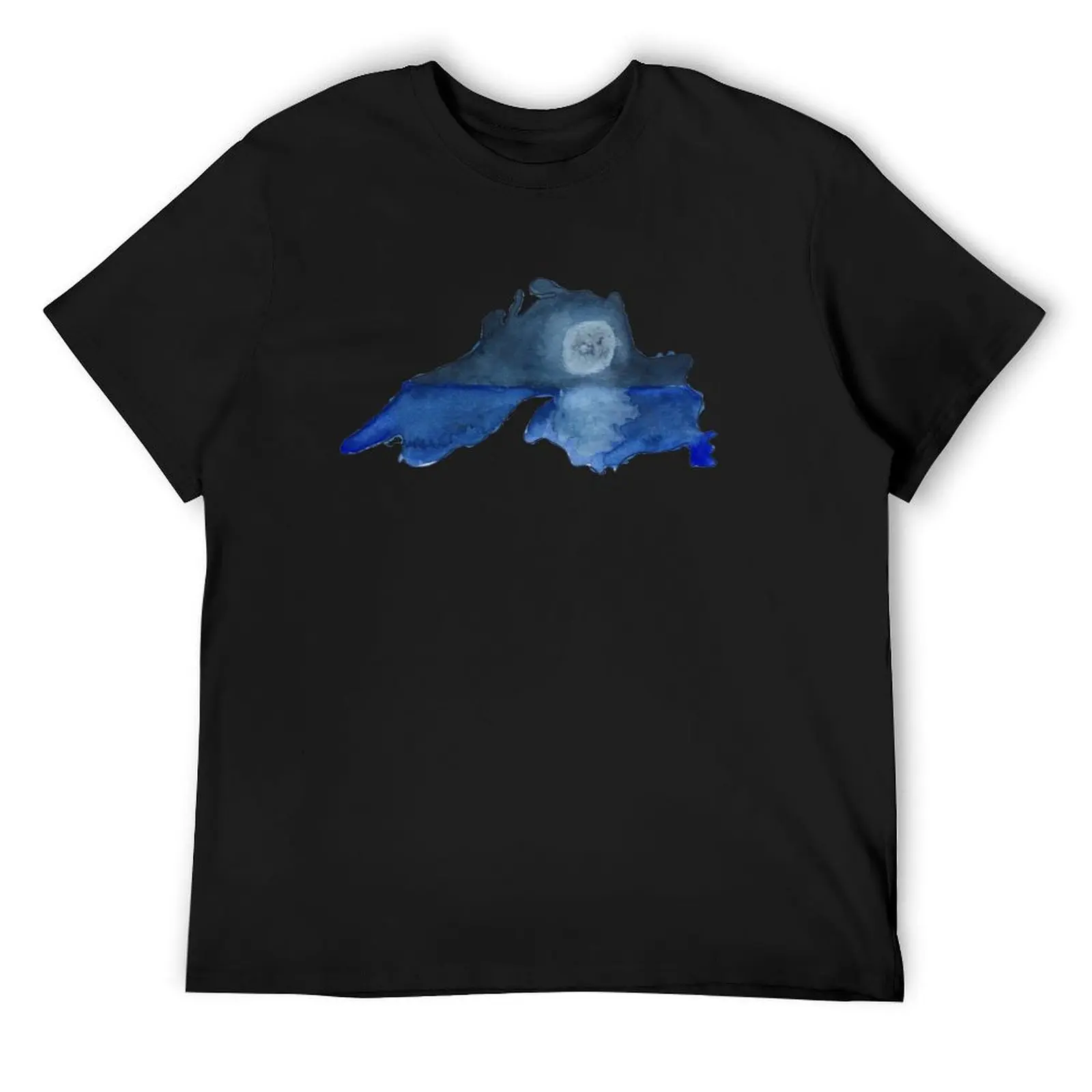 

Moon in Lake superior T-Shirt Personalized t-shirt vintage graphic tee fashion shirts mens cotton t shirts