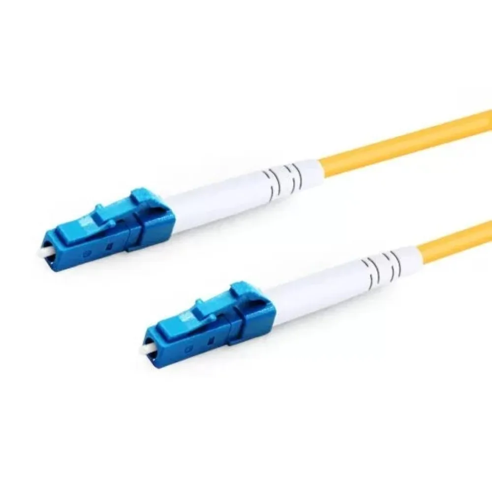 Simplex OS2 Single Mode Fiber Patch Cord LC UPC to LC UPC LSZH 2.0mm Optical Cable For FTTH Data Center Switch