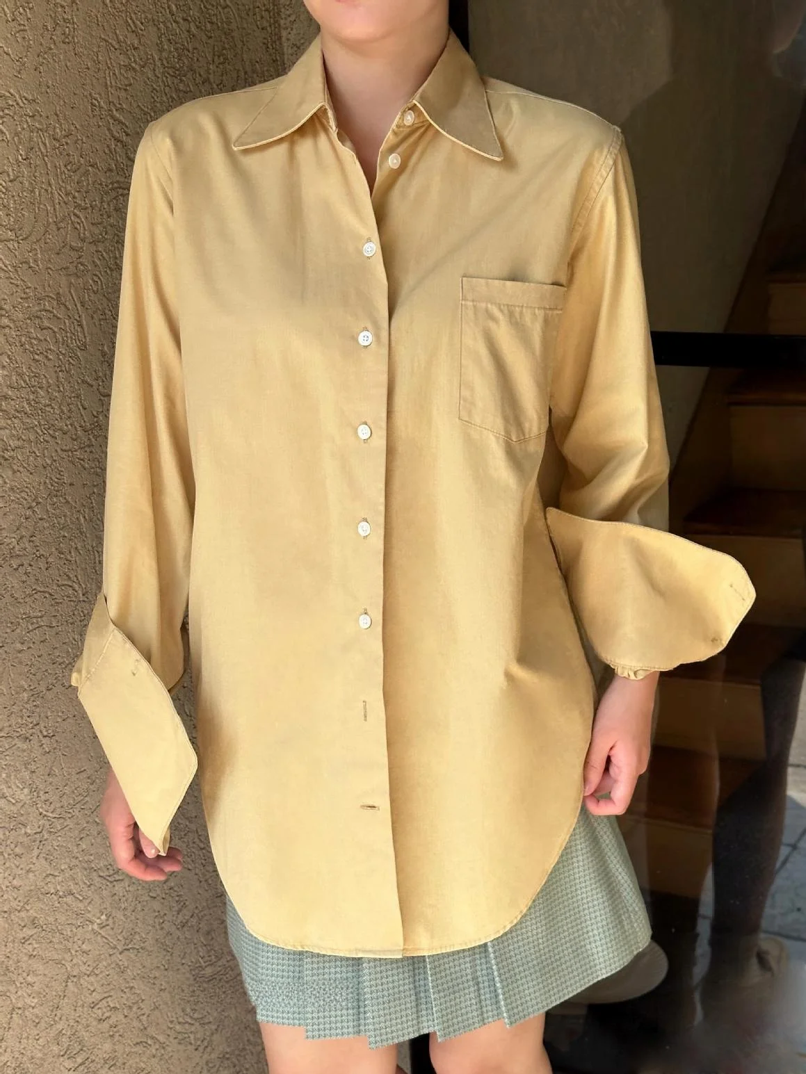 

mat Retro Faionable Loose Commute irt 3D Tailoring Layered High Quali Xinjiang Cotton Women's Premium irt