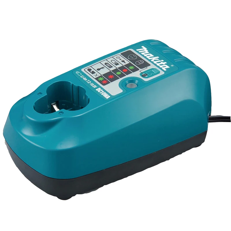 Imagem -02 - Makita-carregador Portátil de Li-ion Ferramenta de Carregamento Rápido Compacto Dc10wa 7.210.8v