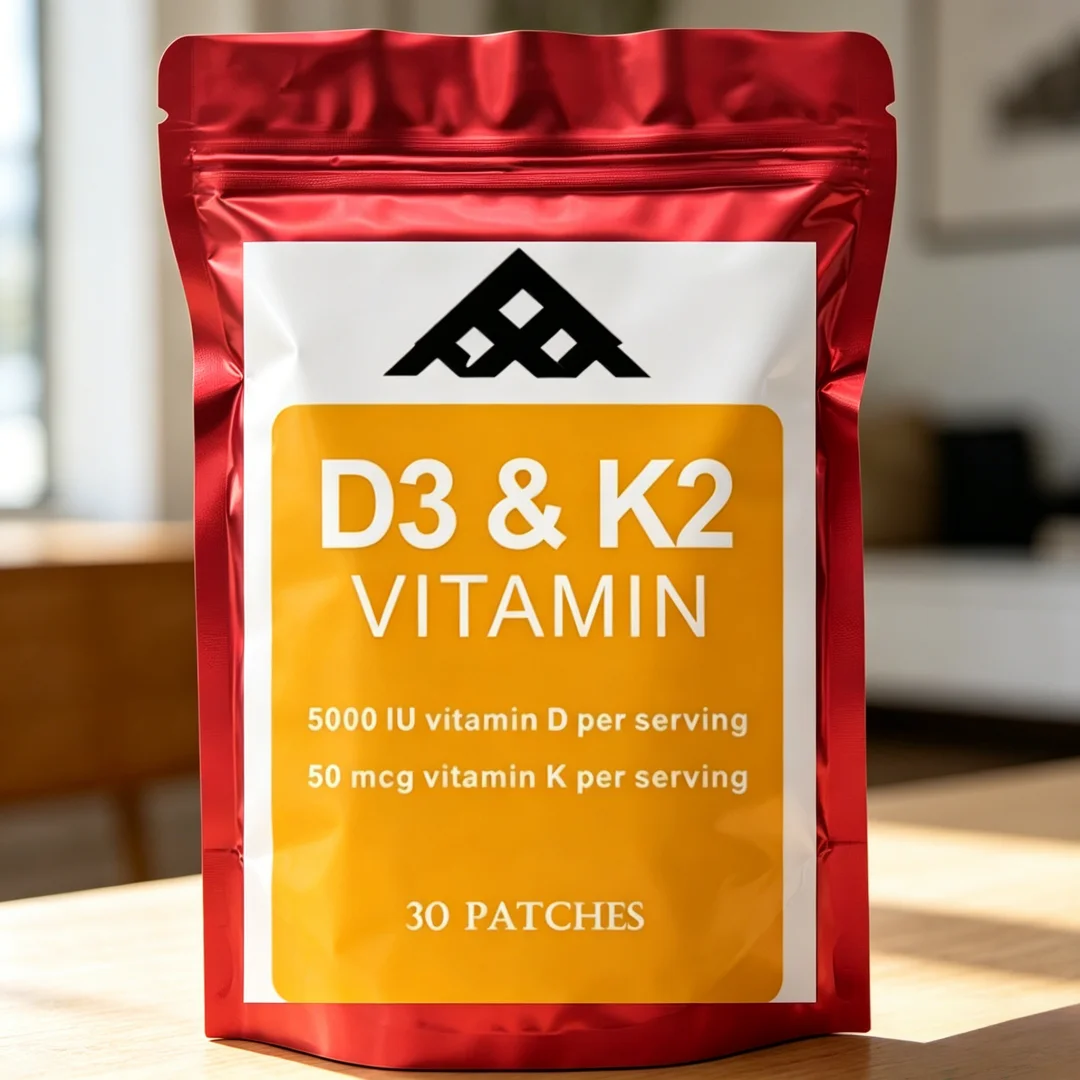 Picture 3: Vitamin D3 And Vitamin K2 (MK7) Transdermal Patches Support Overall Health 30 Patches