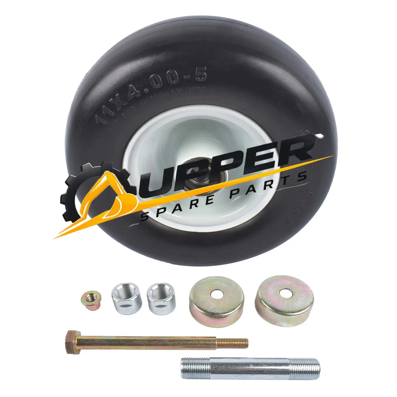 Wheel Assembly For Exmark 103-9591 11x400x5 No Flat Solid Foam/Rubber Tire NEW