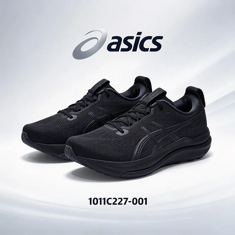 ASICS 2026new GEL-KAYANO 33 Running Shoes Men Women Full Black Support Cushion Marathon Sneakers 1011C227-001