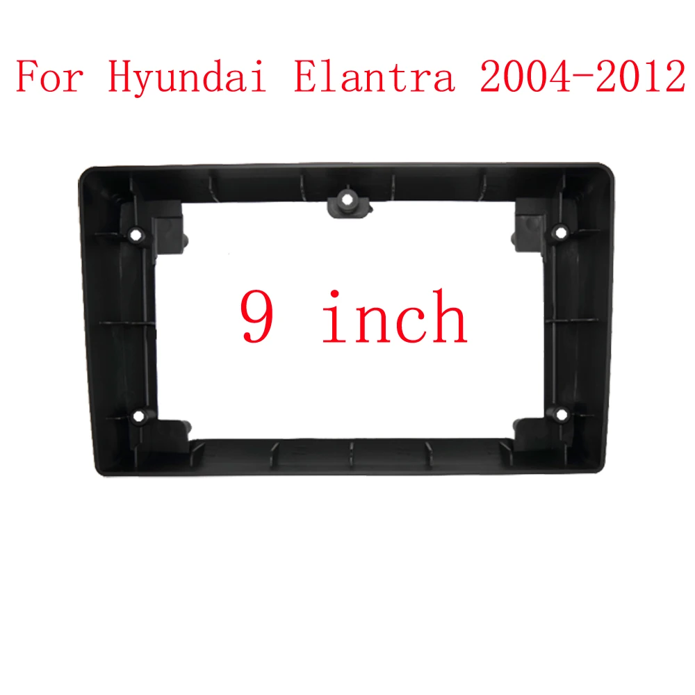 HAOCHEN 2DIN 9 Inch Car Fascia Frame Adapter For Hyundai Elantra 2004-2012 Android Radio Audio Dash Fitting Panel Kit