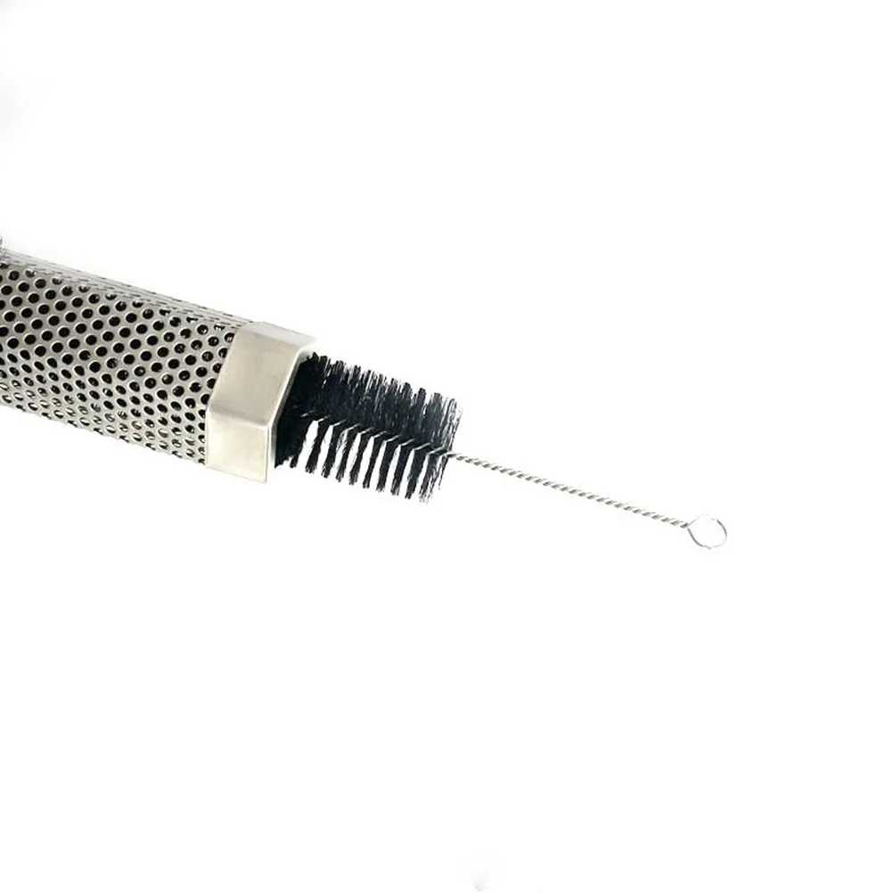 

12 Inch Stainless Steel Smoker Tube Pellet Mesh Bbq Accessory Compatible With Gas Electric Charcoal Grills Flavorful Meat Fish