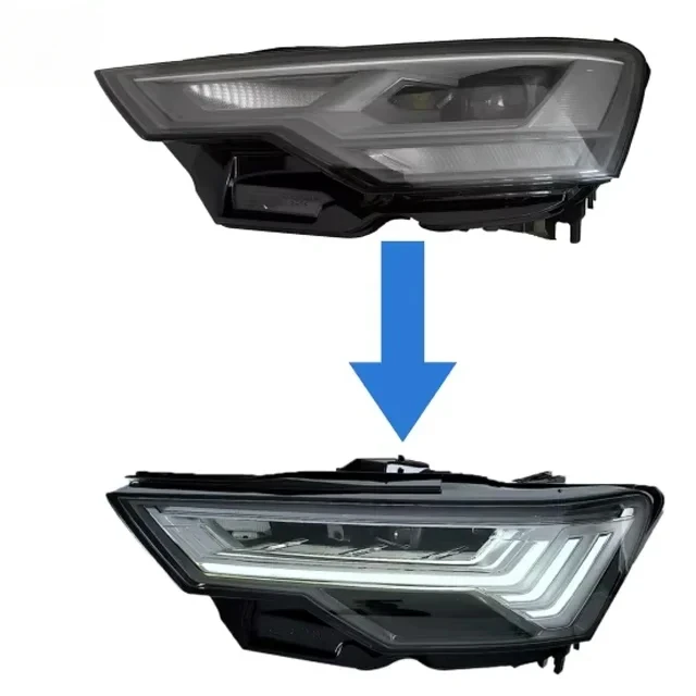 

Matrix Modified Headlight For Audi A6 19-24 HID Upgrading AUDI A6 19-24 -Low Upgrading High. Direct Plug-in