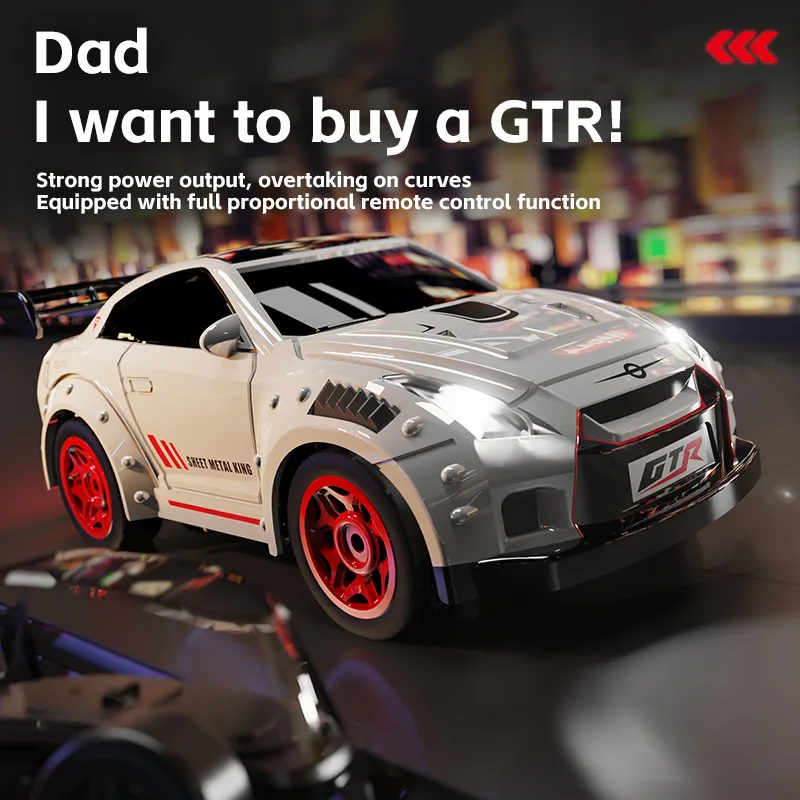 

New Arrival RC Remote Control Car 1:64 Scale High-Speed Four-Wheel Drive Rechargeable Simulation Toy for Children Drift Model