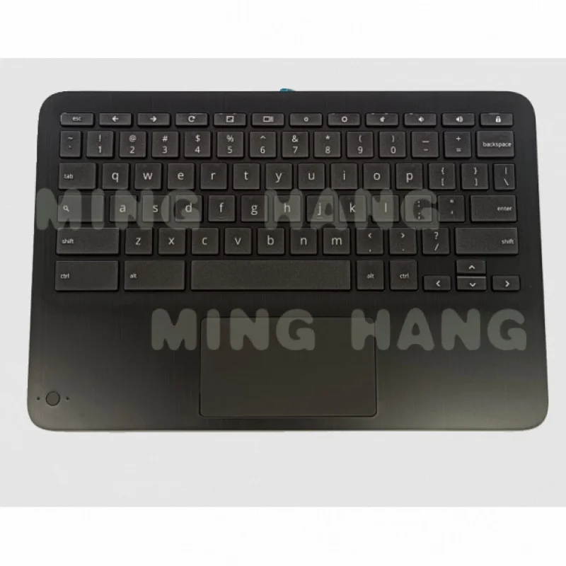 

Для HP Chromebook X360 11MK G3 EE: верхний корпус (палмрест) с рамкой клавиатуры US, M49312-001