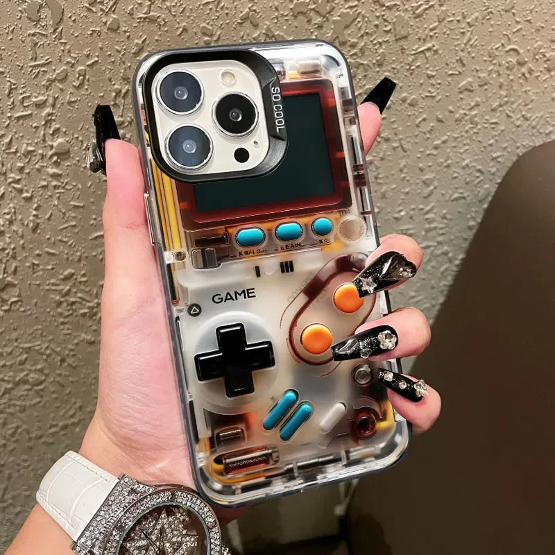 Trendy Retro Gaming Console Frosted Case for Samsung Galaxy S26 S25 S24 S23 Plus S22 Ultra S21 S20 FE A57 A56 A55 Acrylic Cover