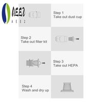 AEE2-For Mijia Handy Vacuum Cleaner HEPA Filter For XIAOMI Handy Vacuum Cleaner SSXCQ01XY Home Mini Wireless Washable Filter