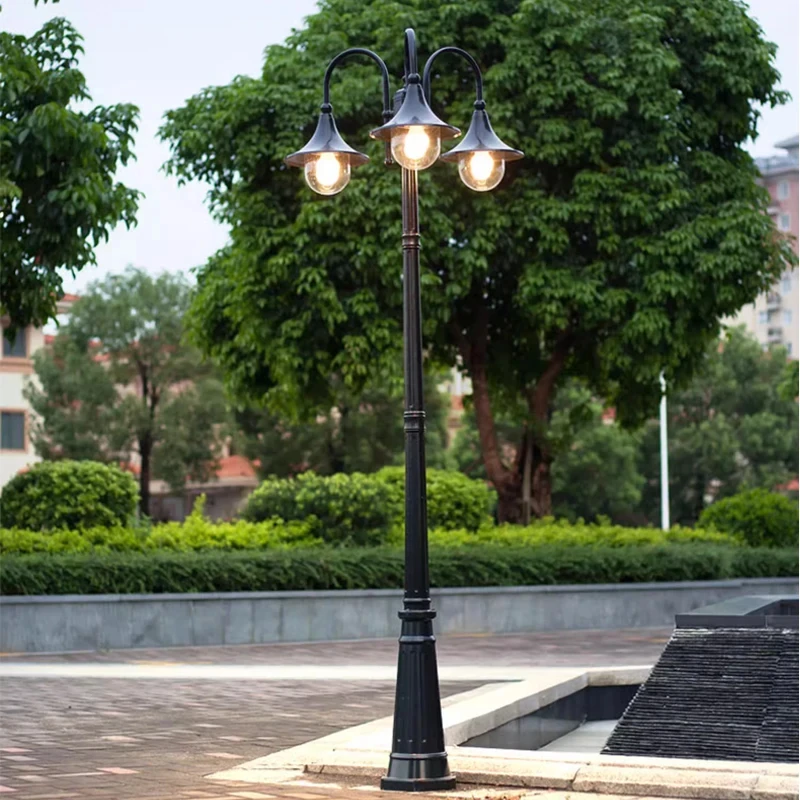 Imagem -05 - Outdoor Impermeável Led Street Light Garden Villa High Pole Lawn Light Lâmpada de Gramado ao ar Livre 85265v Alta Luz de Paisagem 3m