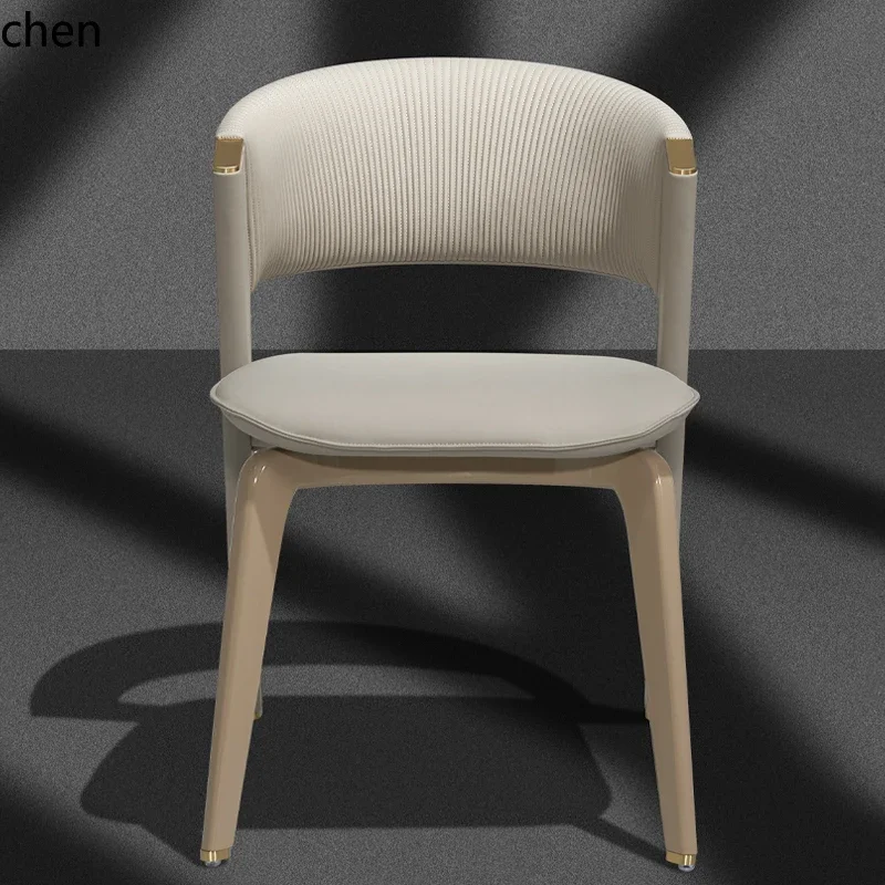 

PYH Solid Wood Dining Chair Modern Minimalist Home Backrest High-end Chair