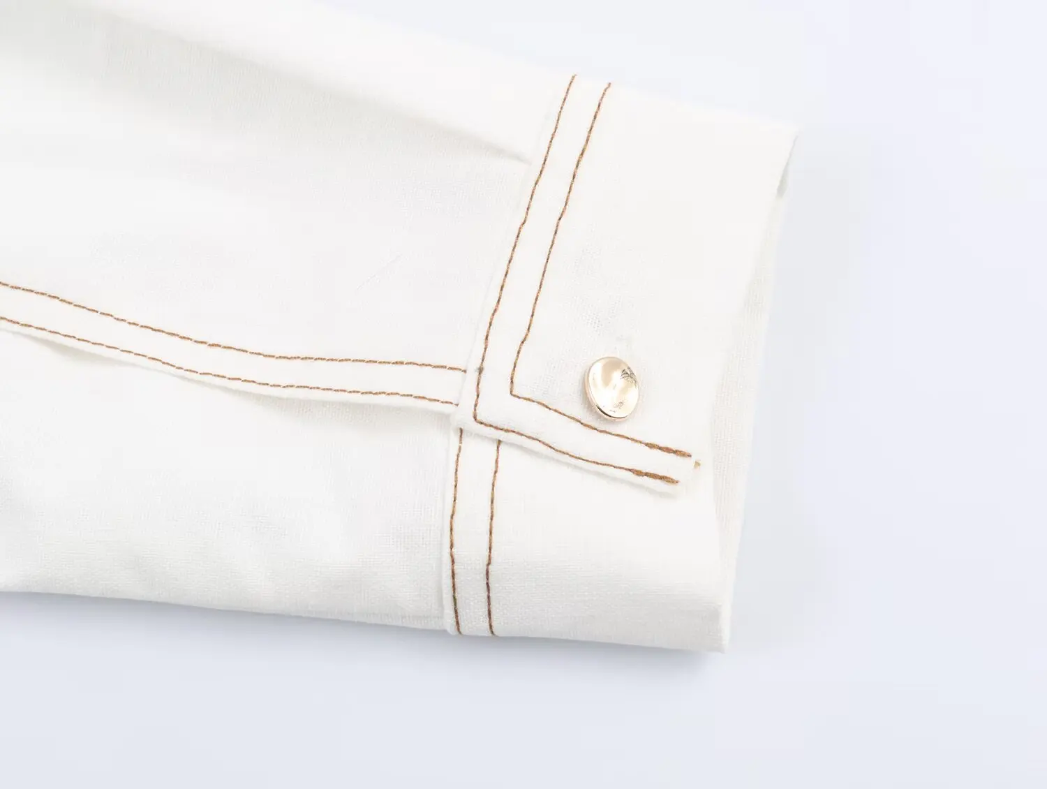 2025 New Women's Clothing: European and American Style Fashionable Long-Sleeved Slim-Fit Shirt with Lapel Collar and Pockets