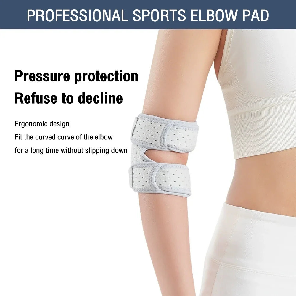 1 قطعة منصات الكوع الرياضية القابلة للتعديل سيليكون المضادة للتصادم تنفس دعم للجنسين اللياقة البدنية حامي الصالة الرياضية ممارسة #5