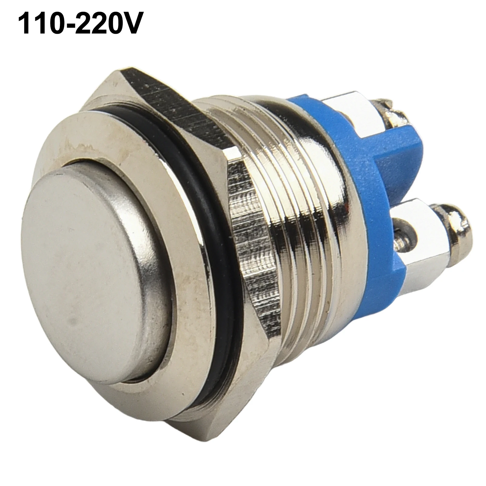 16mm Push Button Switch with High Round Head IP66 Sealing Momentary On Off Function Screw Terminal for Industrial Control Panels