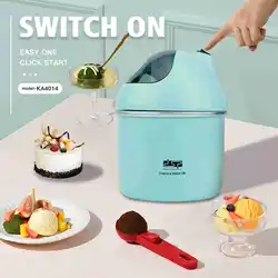 800ml Ice Cream Machine Frozen Yogurt and Sorbet Machine Mini Home Multi-function Homemade Electric Ice Cream Machine