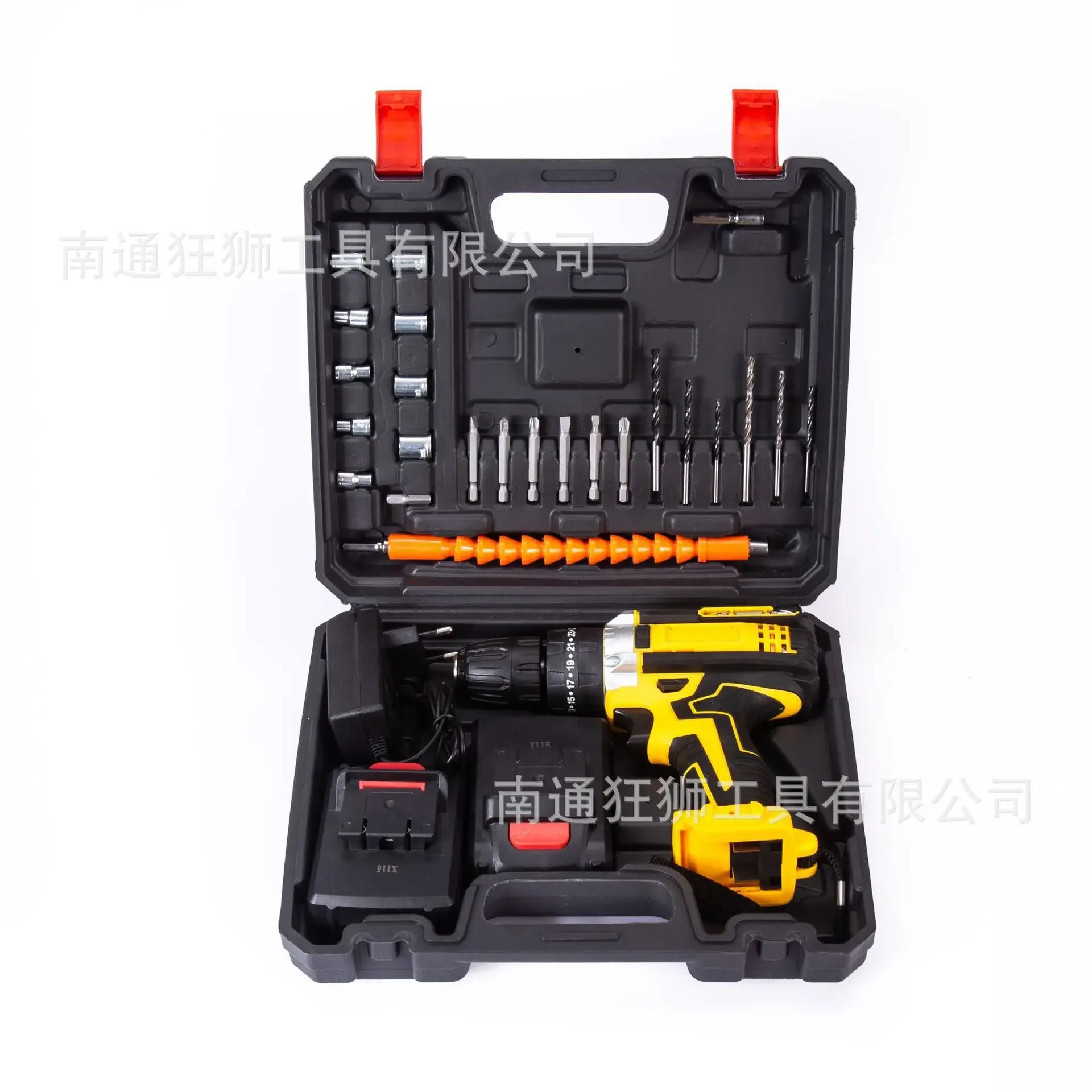 

Good21V Electric Drill Lithium Electric Drill Multi-function Three-function Impact Drill Electric Screwdriver Set