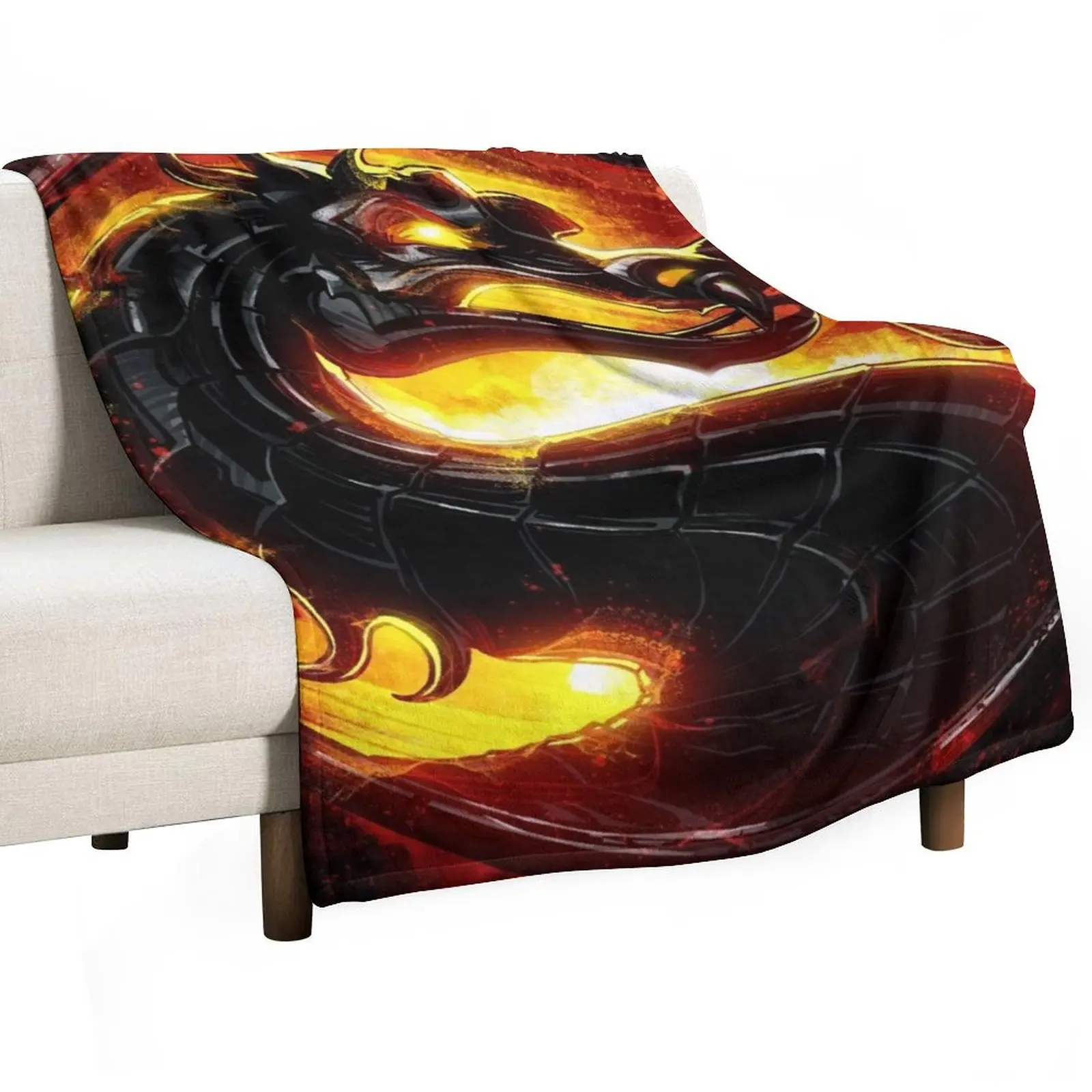 

Mortal Kombat Throw Blanket Moving anime Extra Large Throw Polar Blankets