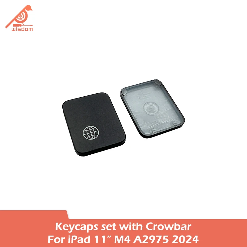 Schwarze US-Layout-Tastenkappen für iPad Pro 11 Zoll M4 A2975 Magic Keyboard Repair Key Replacement 2024