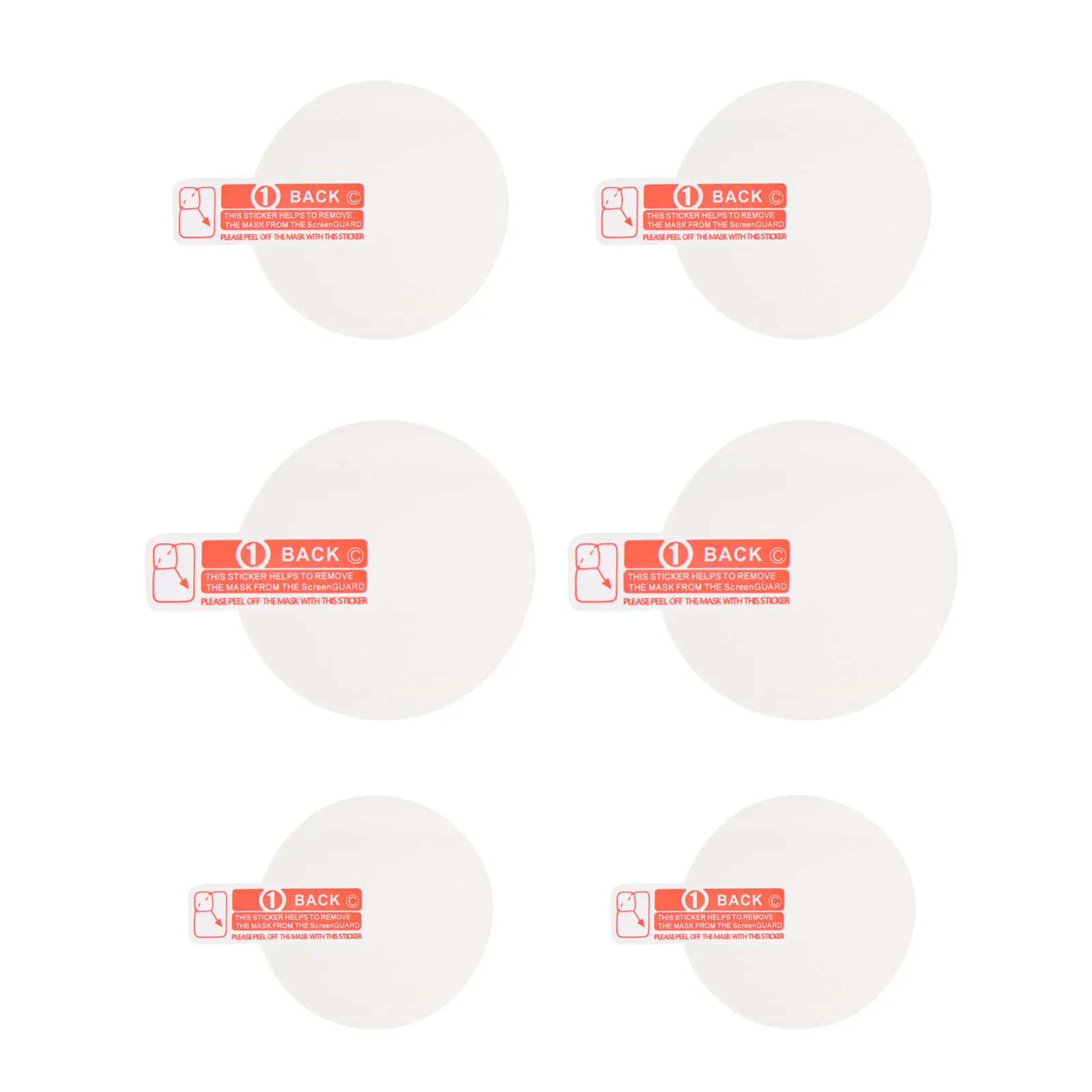 

6Pcs Professional Watch Screen Covers Wear-Resistant Films Full Tempered Glass Protector Screen Protector