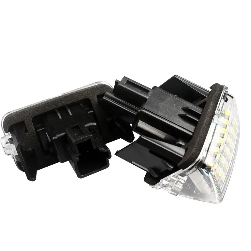 LED لوحة ترخيص ضوء رقم لوحة مصباح لتويوتا يارس كامري كورولا بريوس Ractis فيرسو أبيض جديد