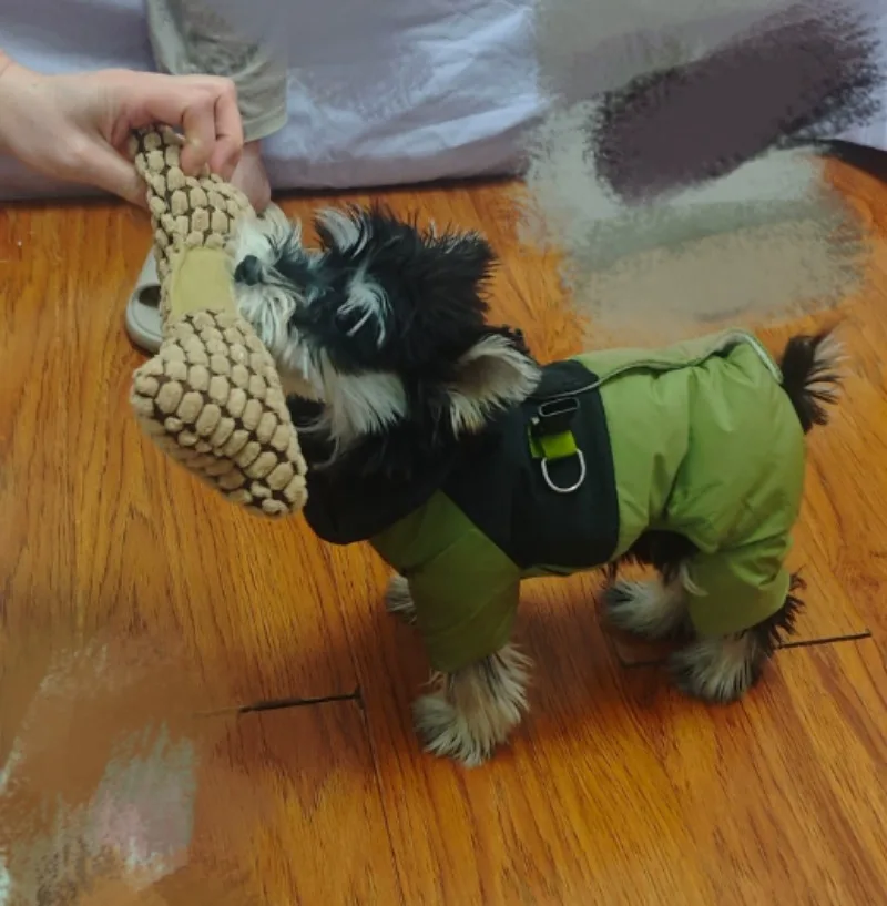 2026 New Winter Dog Cotton‑Padded Clothes, Thick Fleece Warm Pet Coat for Small Puppies Teddy