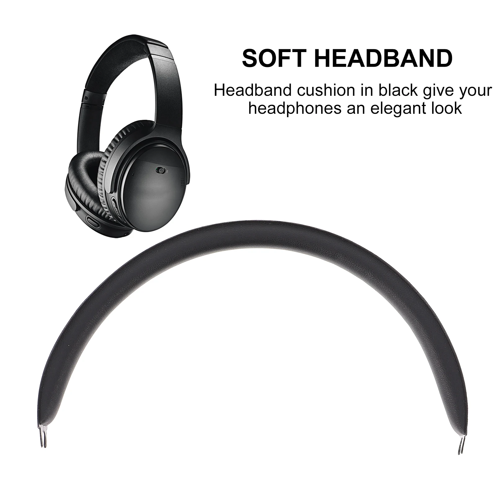 

Head Beam Sponge Headset Cushion Headphone Headband Replacement Lightweight Durable Elastic Memory Foam