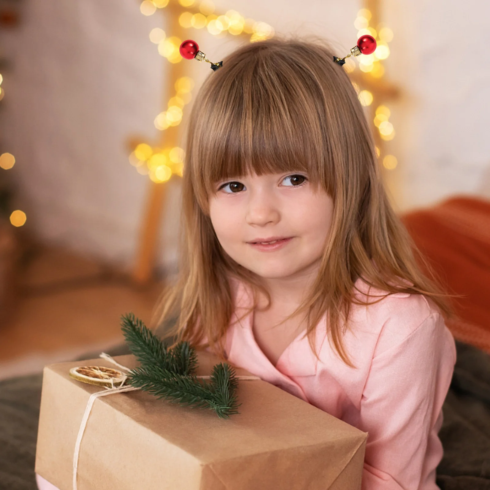 12 قطعة عيد الميلاد اللحية حبة جرس سحر مشبك سهل على الشعر اللحية قابلة لإعادة الاستخدام الملونة عطلة اكسسوارات الشعر جرس سحر