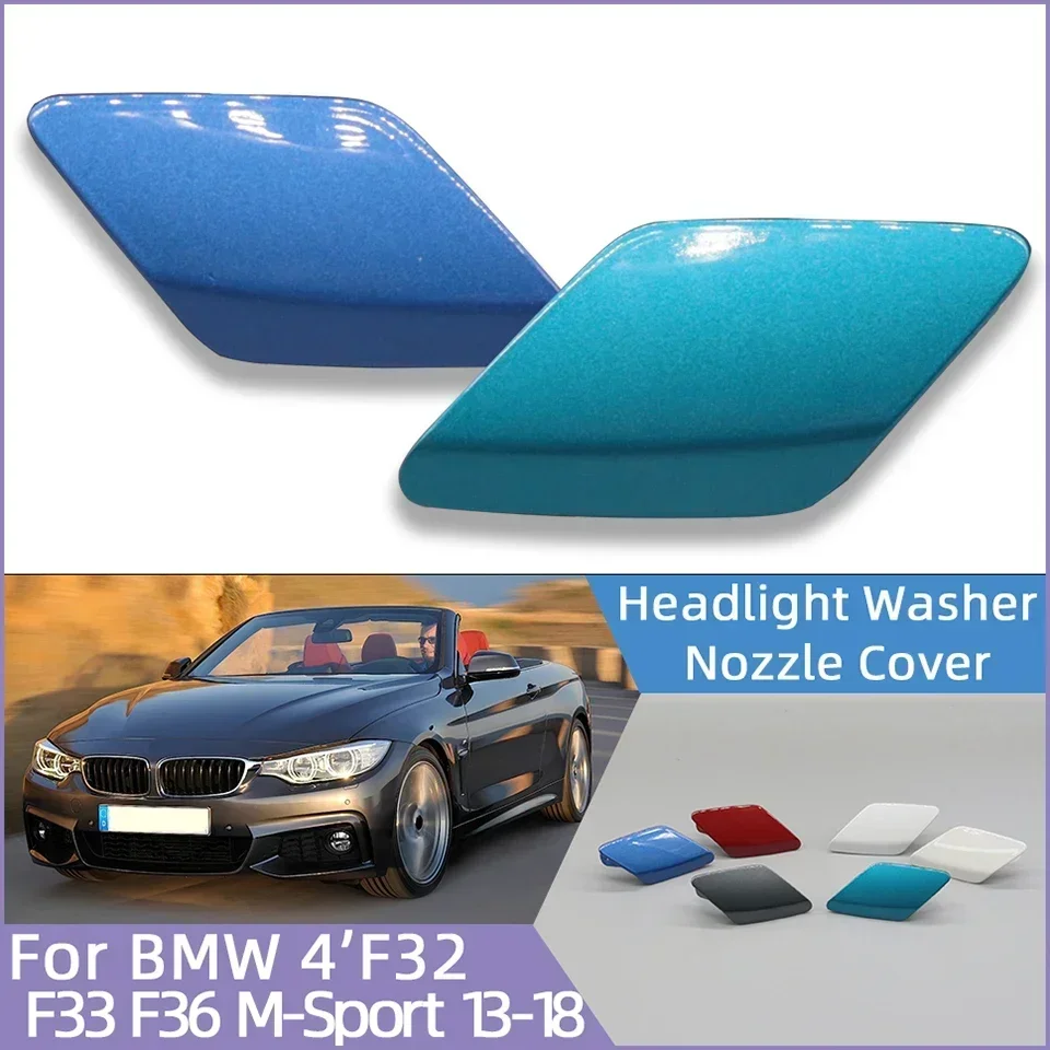 

Bumper Washer Nozzle Cover Shell Cap For BMW 4 M-Sport F32 Coupe F33 Convertible F36 Gran Coupe 2014 2015 2016 2017 2018 Painted