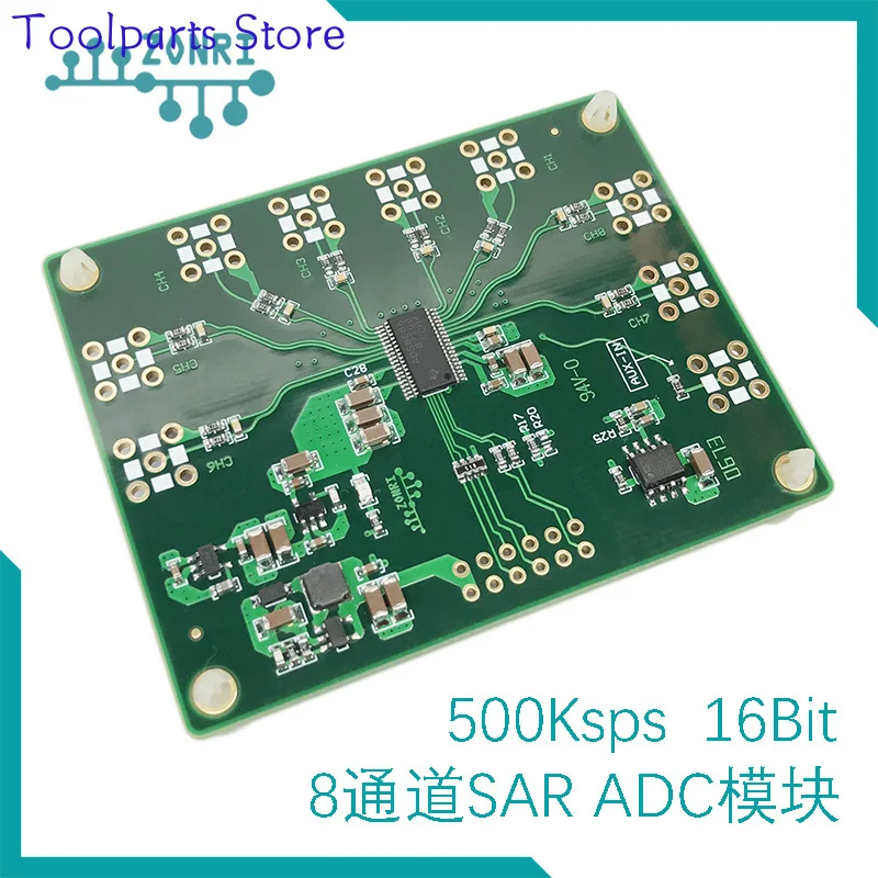 ADS8688 16Bit/500Ksps Single/Bipolar Input 8-Channel SAR/ADC Data Acquisition Module