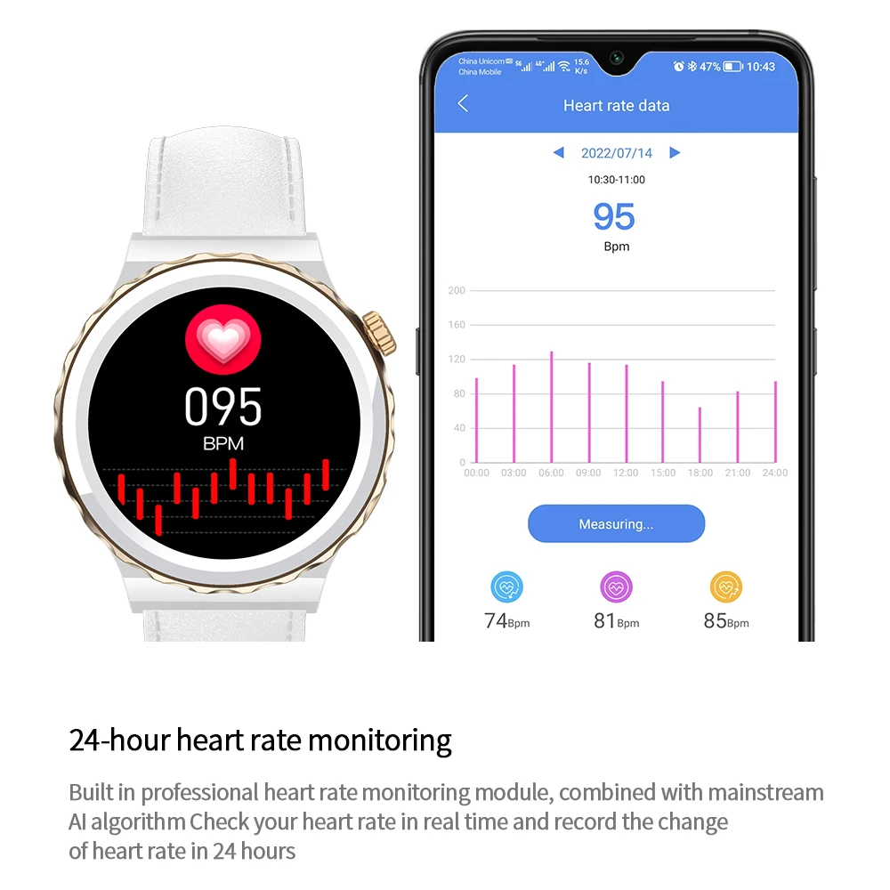 Unisex Smartwatch with Bluetooth Call & GPS Activity Tracker