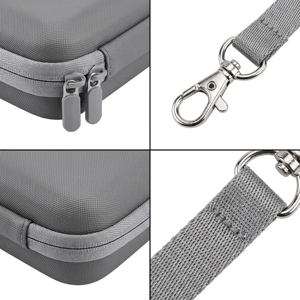 for DJI Mobile 8/7P Portable Carry Case in Grey PC Construction with Ergonomic Shoulder Strap and Accessory Space