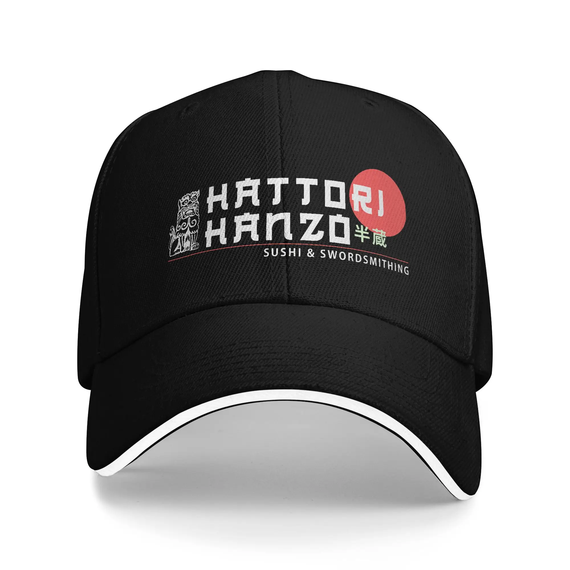 Warrior Hattori Hanzo Sword Sushi Sandwich Caps Unisex Popular Baseball Caps Japan Okinawa High Quality All seasons Hat Adult