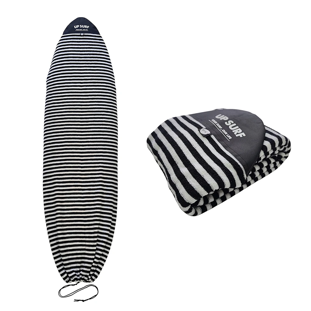 UP SURF surf sock 5.11ft/6.1ft/6.4ft/7.0ft/7.6ft Surfboard Bags Protective Surfboard Bag Short Board Cover Sock Striped Pattern