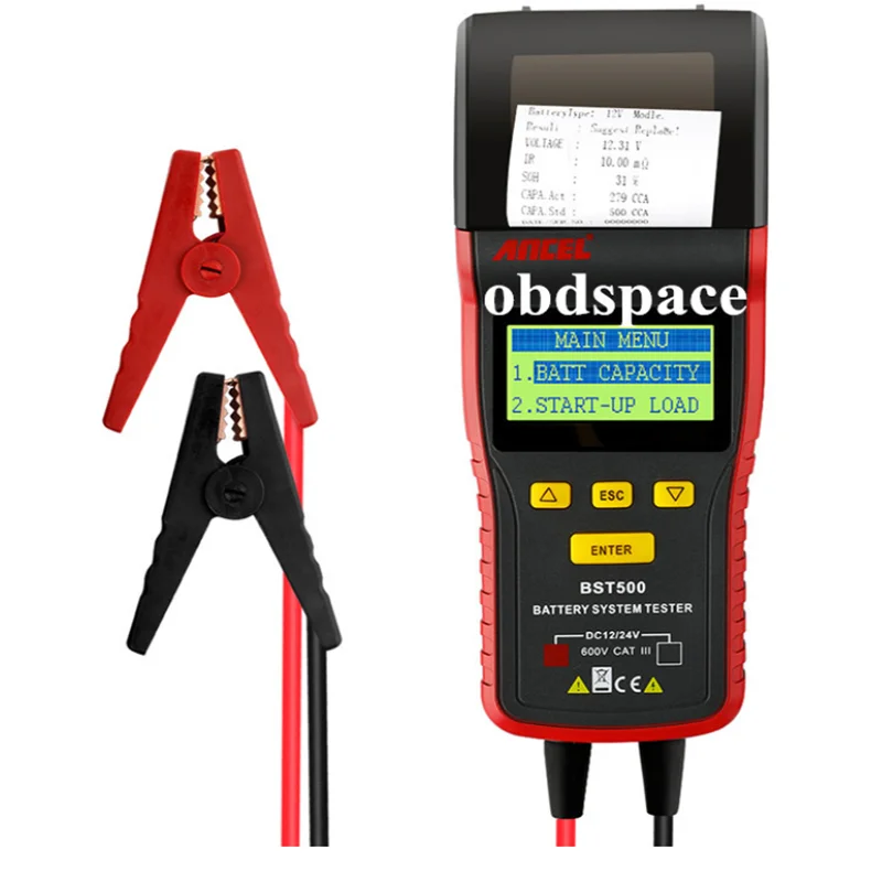 BST500 12V&24V Automotive battery tester Internal resistance Battery life capacity analyzer