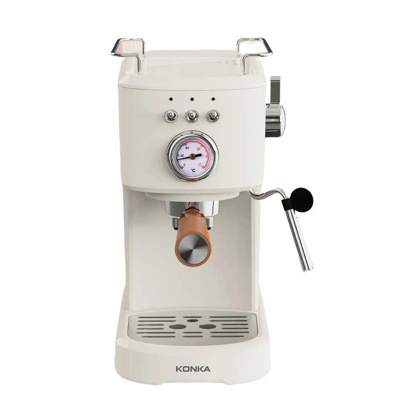 Professional Espresso Coffee Maker Semi-automatic Coffee Machine Extraction Espresso Small Handle for Home Office