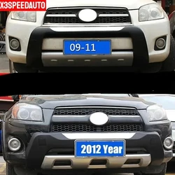Car-styling For 2009 2010 2011 2012 Toyota RAV4 Front + Rear Bumper Protector Guard Plate ABS Plastic