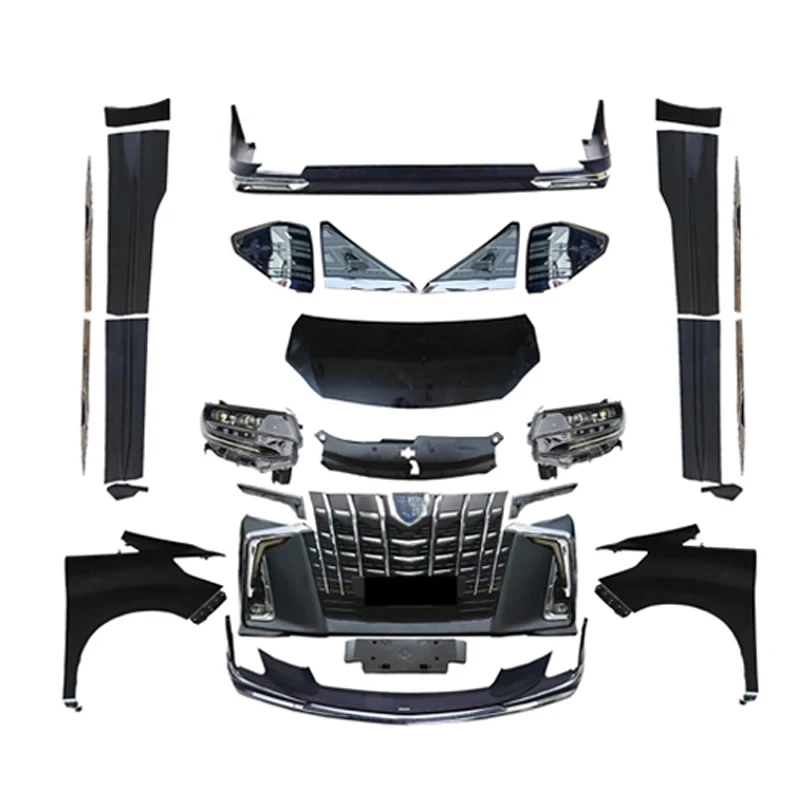 

For 2008-2014 For S Alpha Luxury Edition Body Kit OEM Style Exterior Upgrade Parts New Condition 2018-2022