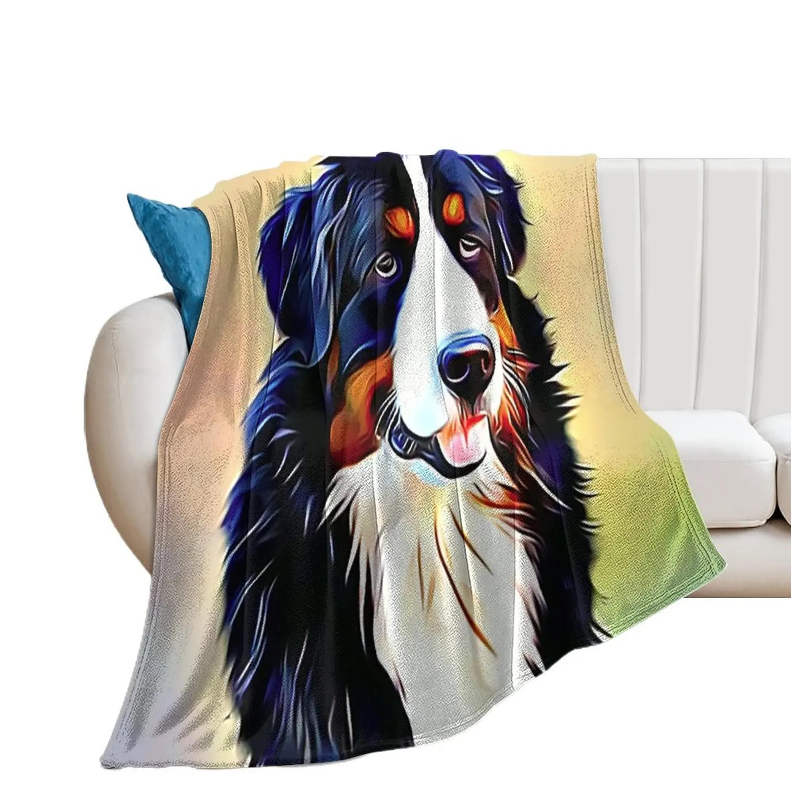 

The Bernese Mountain Dog Throw Blanket Blankets For Bed Hair Blankets