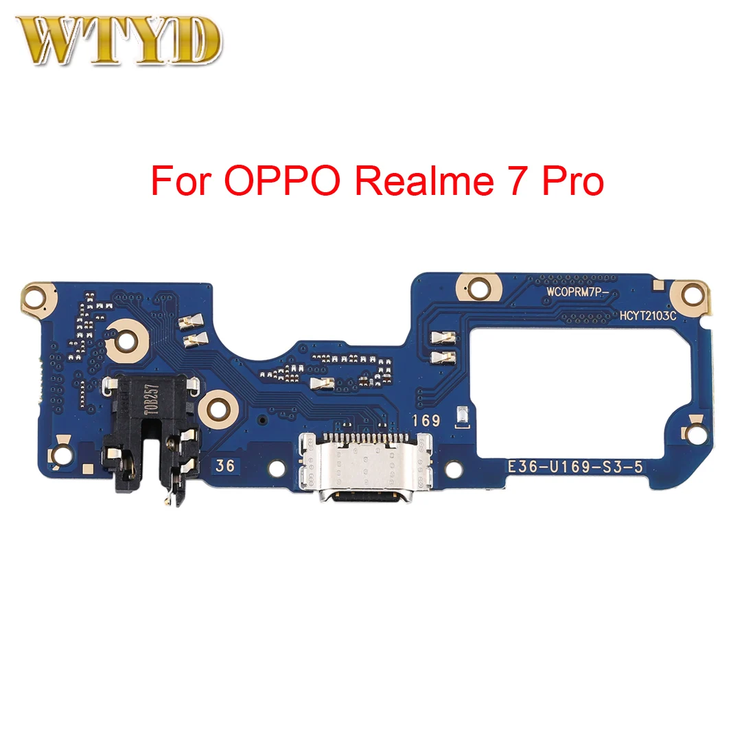 Charging Port Board For OPPO Realme 7 Pro RMX2170 USB Charging Dock Power Connector Flex Cable Replacement Repair